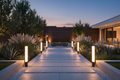 Modern LED Bollard Post Light - Weather-Resistant Aluminum Pathway Illumination