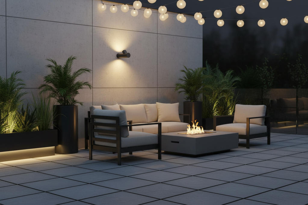 Modern Cylindrical LED Wall Sconce - Waterproof Outdoor Lighting for Patios & Entryways