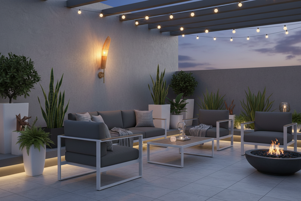 Organic Bamboo Feather-Inspired Indoor Wall Sconce - Natural Wood Lighting Fixture